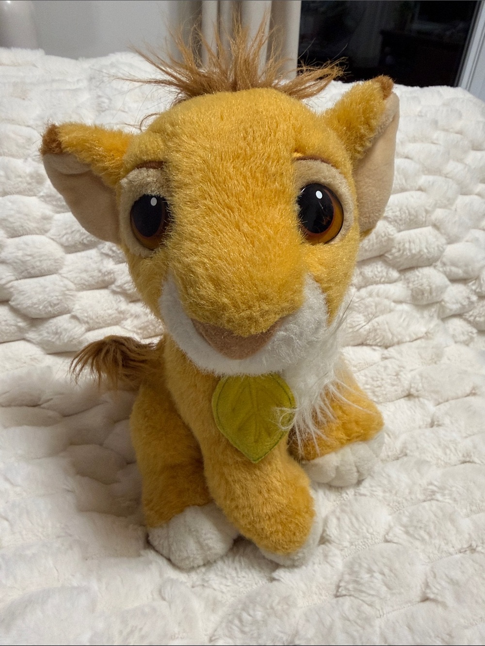 Vintage 1993 Mattel Disney The Lion King Purring Baby Simba Plush